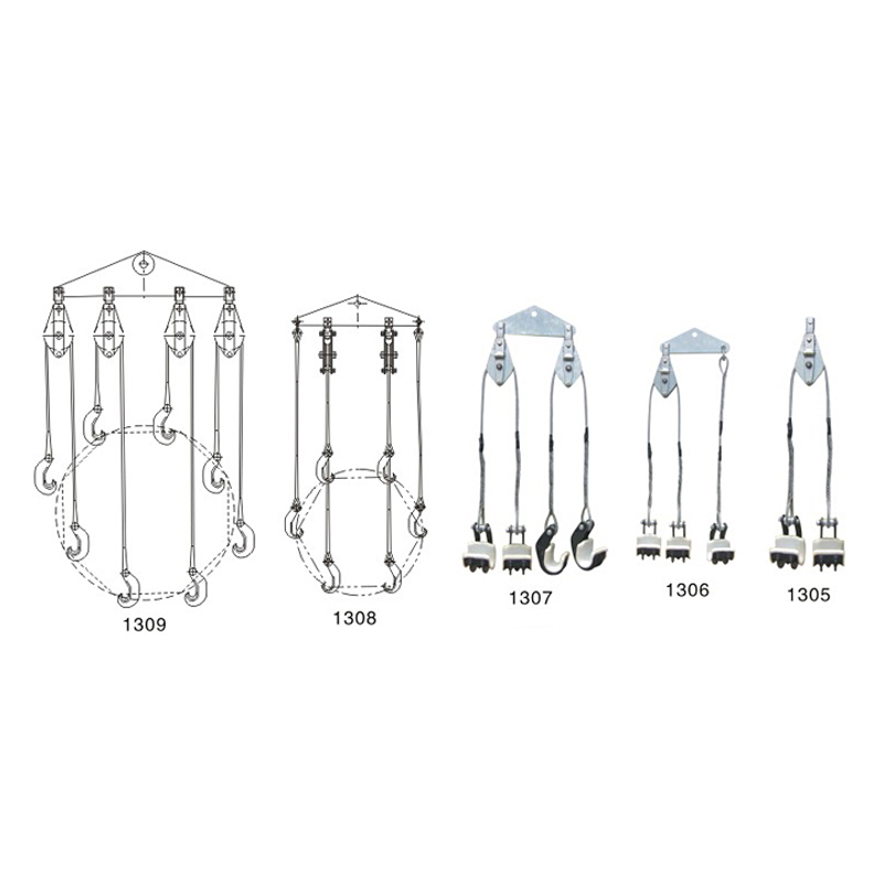 多分裂導(dǎo)線提升器(二分裂、四分裂、六分裂、八分裂)，三線提升器